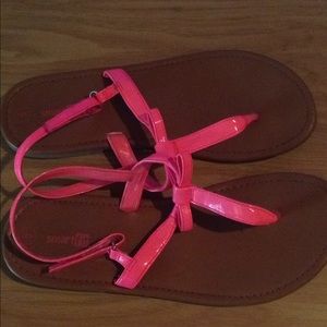 Bright Pink Sandals Size 6